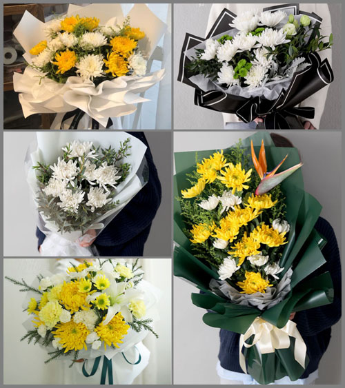 江苏扬州邗江区杨庙镇白事花束代送